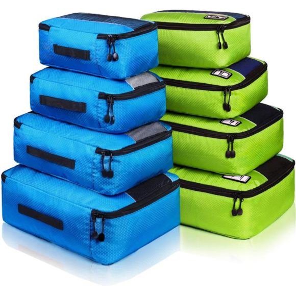 PackingCubes Luggage Bags Organizer Durable TravelAccessories With ClothingLabel